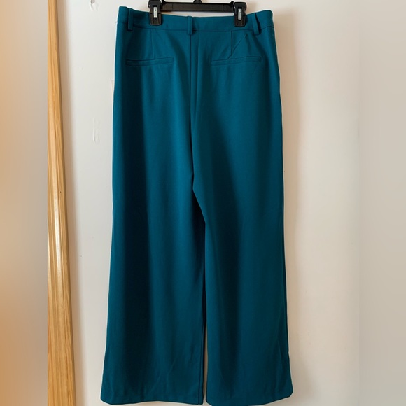 Happily Grey Women's Wide Leg Dress Trouser Pants - Turquoise size 9 - Picture 9 of 14